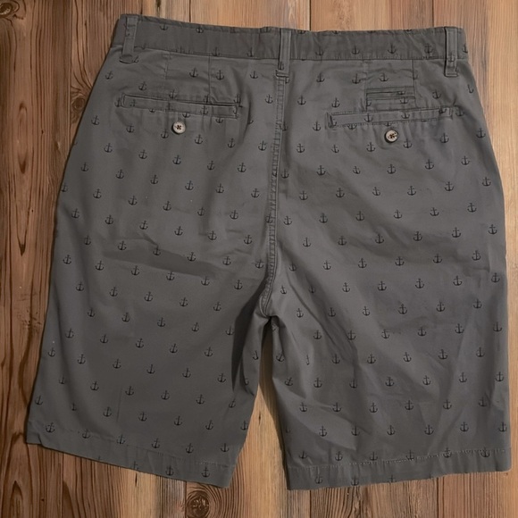 Hudson & Barrow anchor printed shorts 34 - Picture 5 of 6